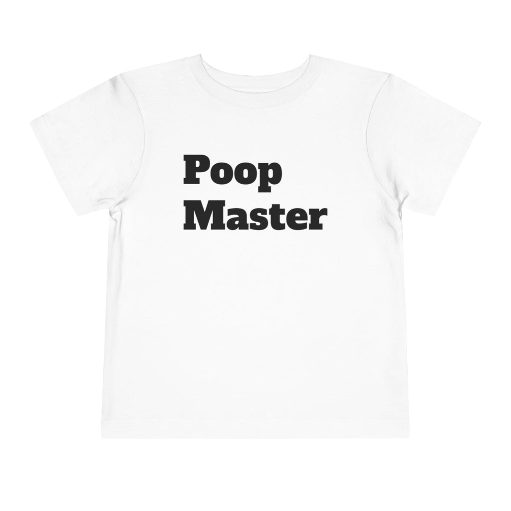 Funny Toddler Tee, Cute Kids Shirt, 'Poop Master' Humor, Birthday Gift, Everyday Wear, Unique Baby Shower Present